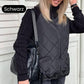 🔥Solange der Vorrat reicht 40 % Rabatt!🎉Gestrickte Patchwork-Pufferjacke für Damen
