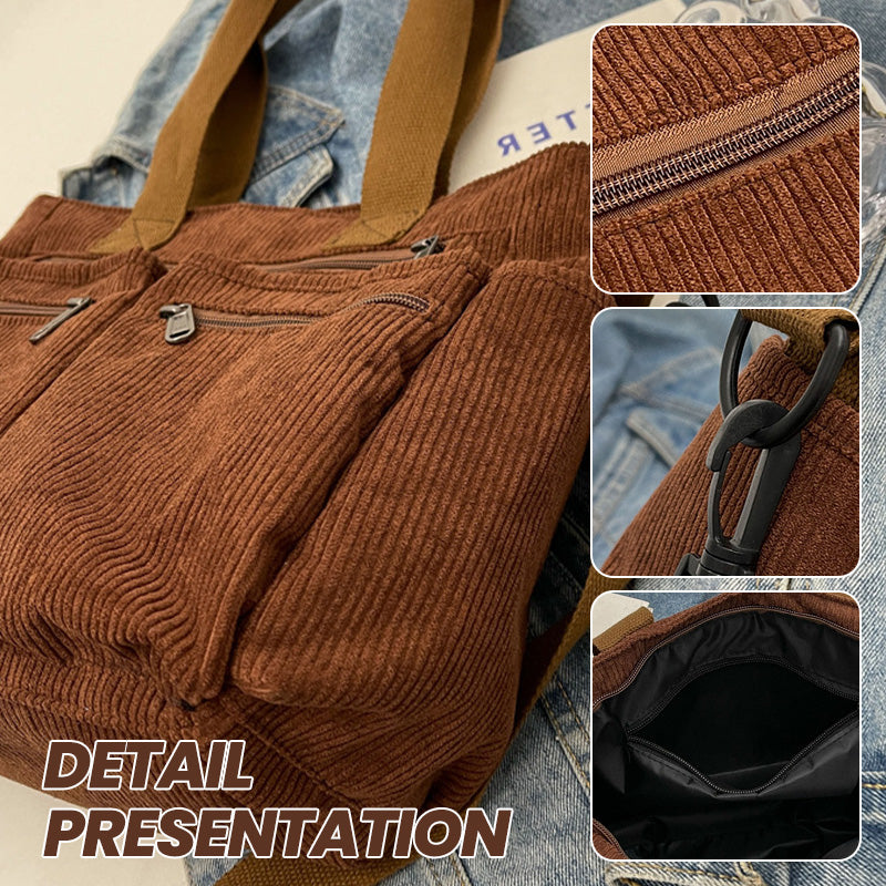 👜 50% RABATT! 🤎 Elegante Schultertasche im Vintage-Stil – Uni, Praktisch & Stilvoll für den Alltag ✨