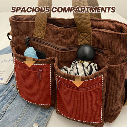 👜 50% RABATT! 🤎 Elegante Schultertasche im Vintage-Stil – Uni, Praktisch & Stilvoll für den Alltag ✨