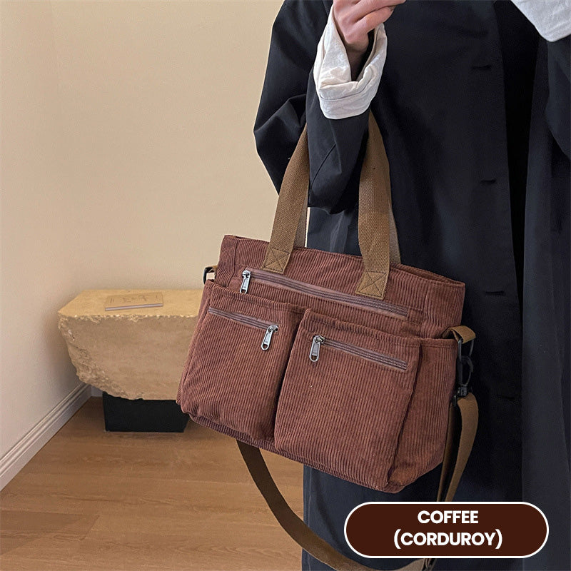 👜 50% RABATT! 🤎 Elegante Schultertasche im Vintage-Stil – Uni, Praktisch & Stilvoll für den Alltag ✨