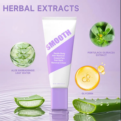 🧴 KAUFE 3, ERHALTE 1 GRATIS! 🌿 Sanfte Kräuter-Haarentfernungscreme für glatte Haut – Sanft zur Haut, Effektive Enthaarung & Pflegend ✨