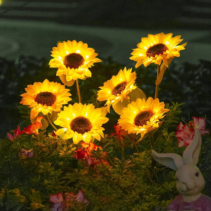 🌻 Realistisch & wetterfest | Solar-Sonnenblume – Bestseller 2026 | IP65-Außen-Dekoration