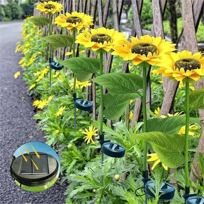 🌻 Realistisch & wetterfest | Solar-Sonnenblume – Bestseller 2026 | IP65-Außen-Dekoration