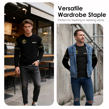✨ Bequemes Langarmshirt Herren | Rundhalsausschnitt