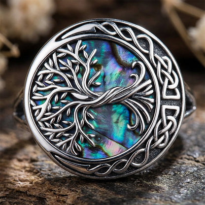 Baum des Lebens Ring – Minimalistisches Design mit natürlichem Charme 🌿💍
