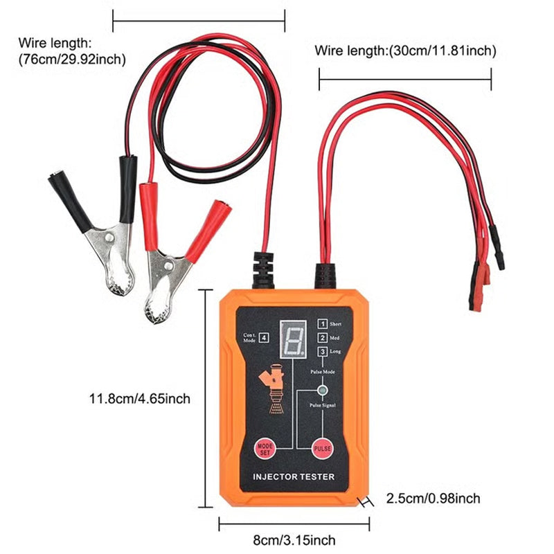 🛠️ Professionelles Injektor-Reinigungsset – 8 einstellbare Frequenzen, entfernt Ablagerungen & verbessert die Sprühleistung, perfekt für Fehlersuche & Wartung