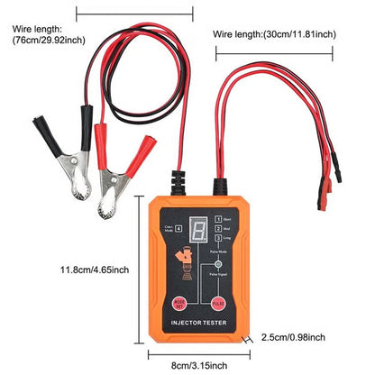 🛠️ Professionelles Injektor-Reinigungsset – 8 einstellbare Frequenzen, entfernt Ablagerungen & verbessert die Sprühleistung, perfekt für Fehlersuche & Wartung