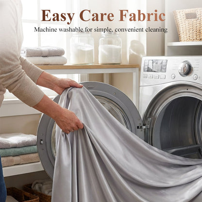 💎 50% RABATT! 💎 Unifarbenes Satin-Spannbettlaken – Haar- & hautfreundlich, Temperaturregulierend & Maschinenwaschbar 🛏️✨