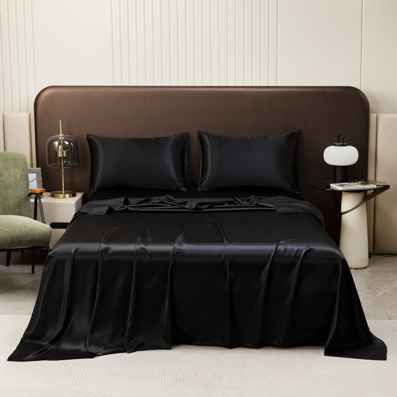 💎 50% RABATT! 💎 Unifarbenes Satin-Spannbettlaken – Haar- & hautfreundlich, Temperaturregulierend & Maschinenwaschbar 🛏️✨