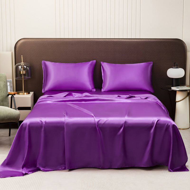 💎 50% RABATT! 💎 Unifarbenes Satin-Spannbettlaken – Haar- & hautfreundlich, Temperaturregulierend & Maschinenwaschbar 🛏️✨