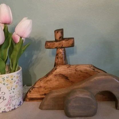 Letzter Tag 49 % Rabatt⚡Die Osterszene und das Kreuz des leeren Grabes