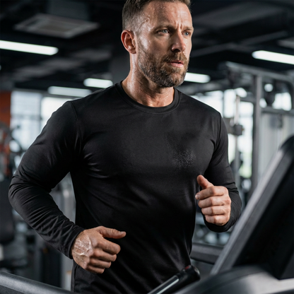 🔥Solange der Vorrat reicht 40 % Rabatt!🎉Langärmlige, schnelltrocknende Sportshirts für Herren