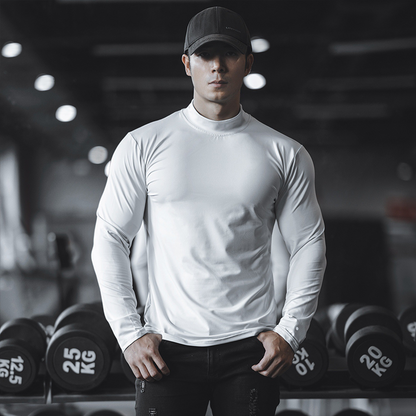 🔥Solange der Vorrat reicht 40 % Rabatt!🎉Langärmlige, schnelltrocknende Sportshirts für Herren