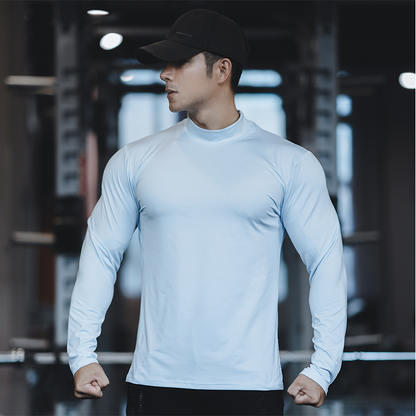 🔥Solange der Vorrat reicht 40 % Rabatt!🎉Langärmlige, schnelltrocknende Sportshirts für Herren