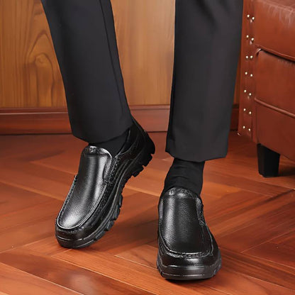 Men's Lightweight Non-Slip Breathable Retro Business Shoes