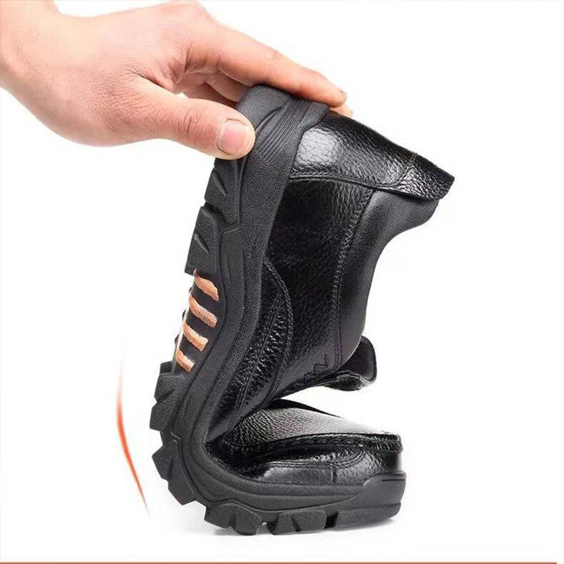Men's Lightweight Non-Slip Breathable Retro Business Shoes