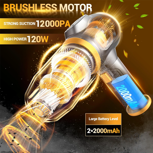 🚗 50% RABATT! 🔋 4‑in‑1 Auto‑Staubsauger – Kabellos, stark & langlebig ✨