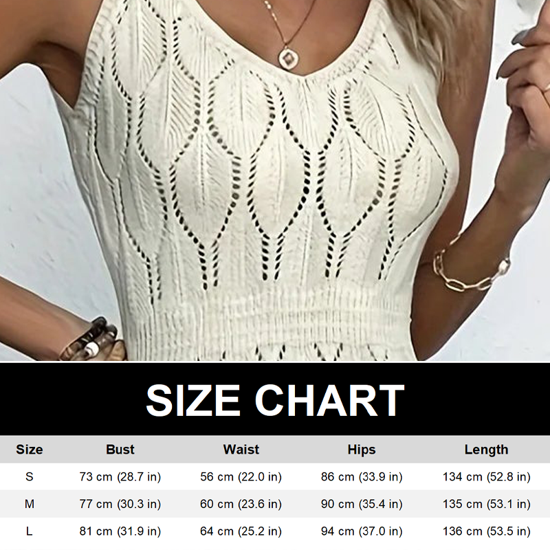 🔥Solange der Vorrat reicht 40 % Rabatt!🎉Elegantes Kleid mit V-Ausschnitt und Pointelle-Strickmuster