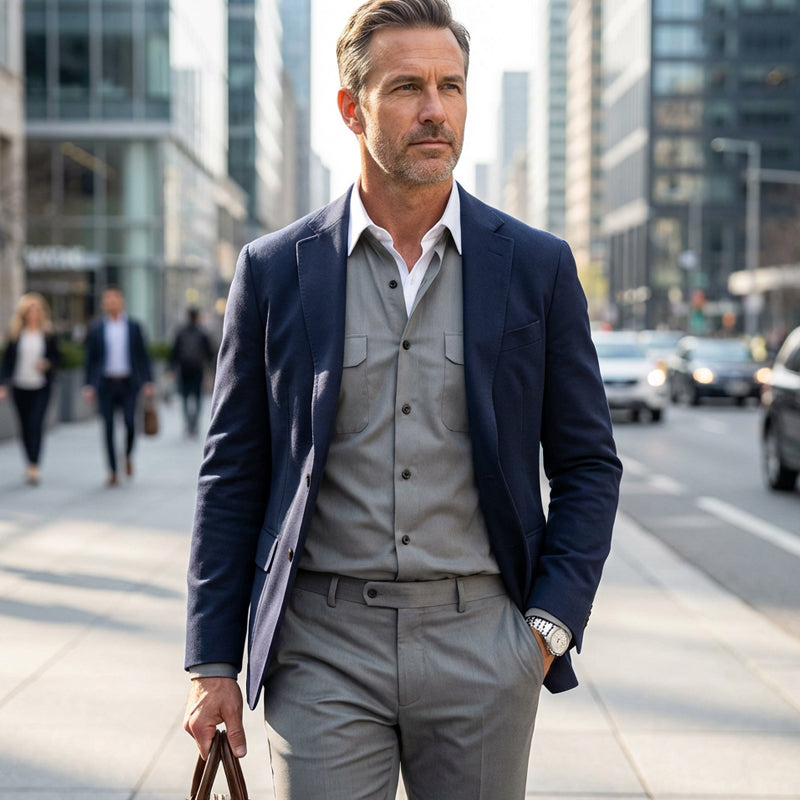 👔 70% RABATT! 🔥 2-teiliges einfarbiges Walking-Anzugset für Herren – Kapuzenoberteil & Jogginghose im lässigen Schnitt 👖