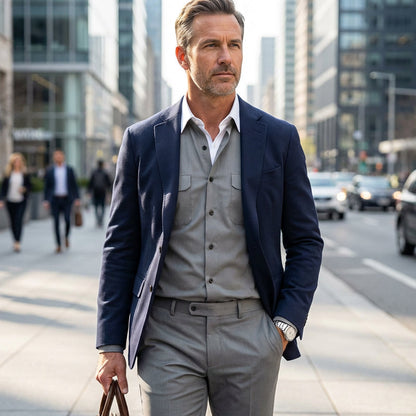 👔 70% RABATT! 🔥 2-teiliges einfarbiges Walking-Anzugset für Herren – Kapuzenoberteil & Jogginghose im lässigen Schnitt 👖