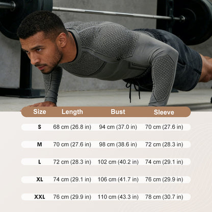 📢📢50% RABATT! ⏰Langarm-Trainingst-Shirt für Männer
