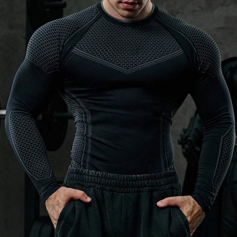 📢📢50% RABATT! ⏰Langarm-Trainingst-Shirt für Männer