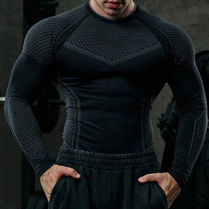 📢📢50% RABATT! ⏰Langarm-Trainingst-Shirt für Männer