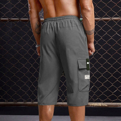 🔥Solange der Vorrat reicht 40 % Rabatt!🎉Lässige 3/4-Cargo-Hose für Herren mit Kordelzug