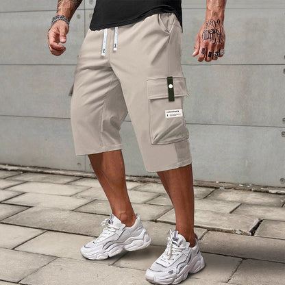 🔥Solange der Vorrat reicht 40 % Rabatt!🎉Lässige 3/4-Cargo-Hose für Herren mit Kordelzug