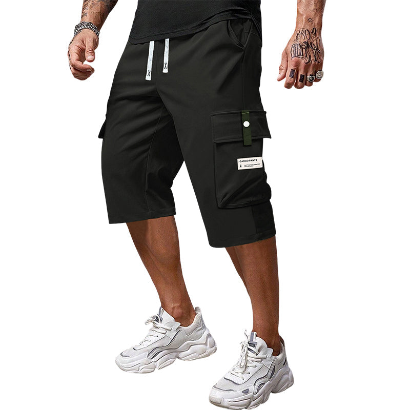 🔥Solange der Vorrat reicht 40 % Rabatt!🎉Lässige 3/4-Cargo-Hose für Herren mit Kordelzug