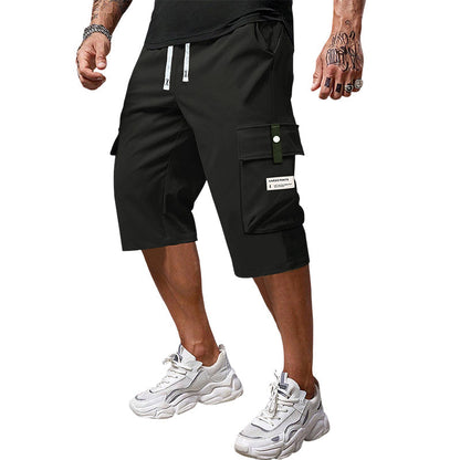 🔥Solange der Vorrat reicht 40 % Rabatt!🎉Lässige 3/4-Cargo-Hose für Herren mit Kordelzug