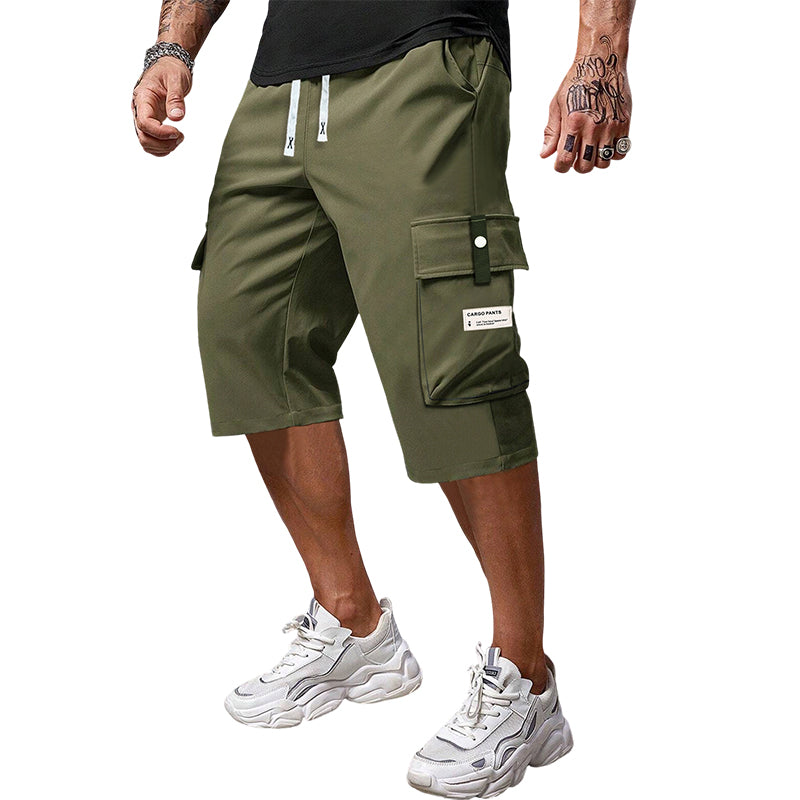 🔥Solange der Vorrat reicht 40 % Rabatt!🎉Lässige 3/4-Cargo-Hose für Herren mit Kordelzug