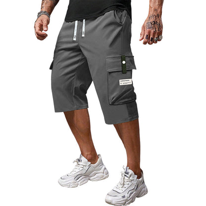 🔥Solange der Vorrat reicht 40 % Rabatt!🎉Lässige 3/4-Cargo-Hose für Herren mit Kordelzug