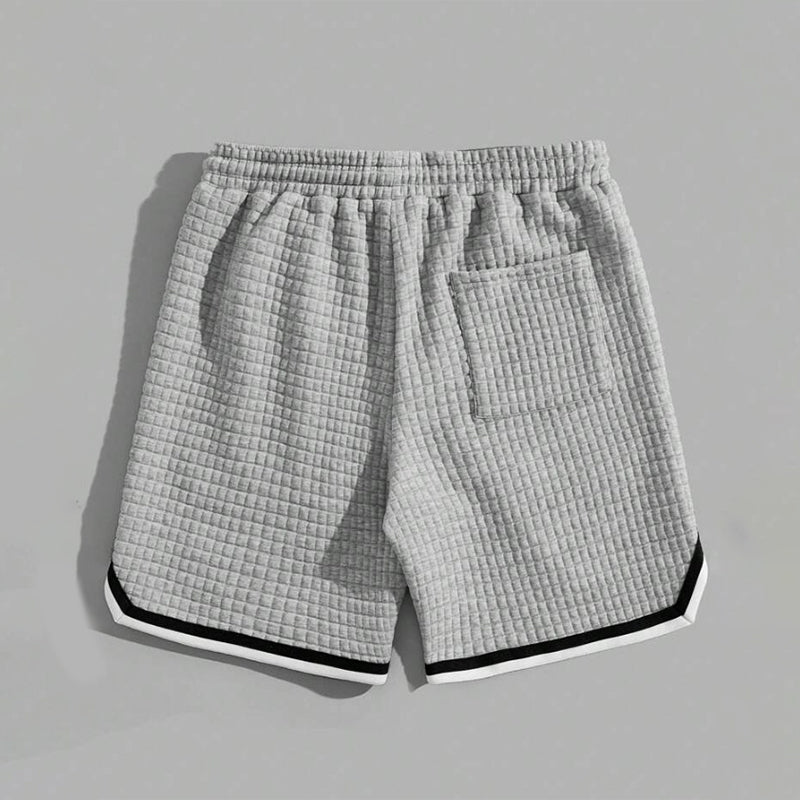 🔥Solange der Vorrat reicht 40 % Rabatt!🎉Sportshorts mit Kordelzug und gestreiftem Saum