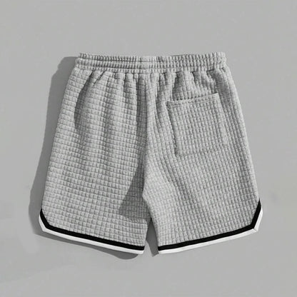🔥Solange der Vorrat reicht 40 % Rabatt!🎉Sportshorts mit Kordelzug und gestreiftem Saum