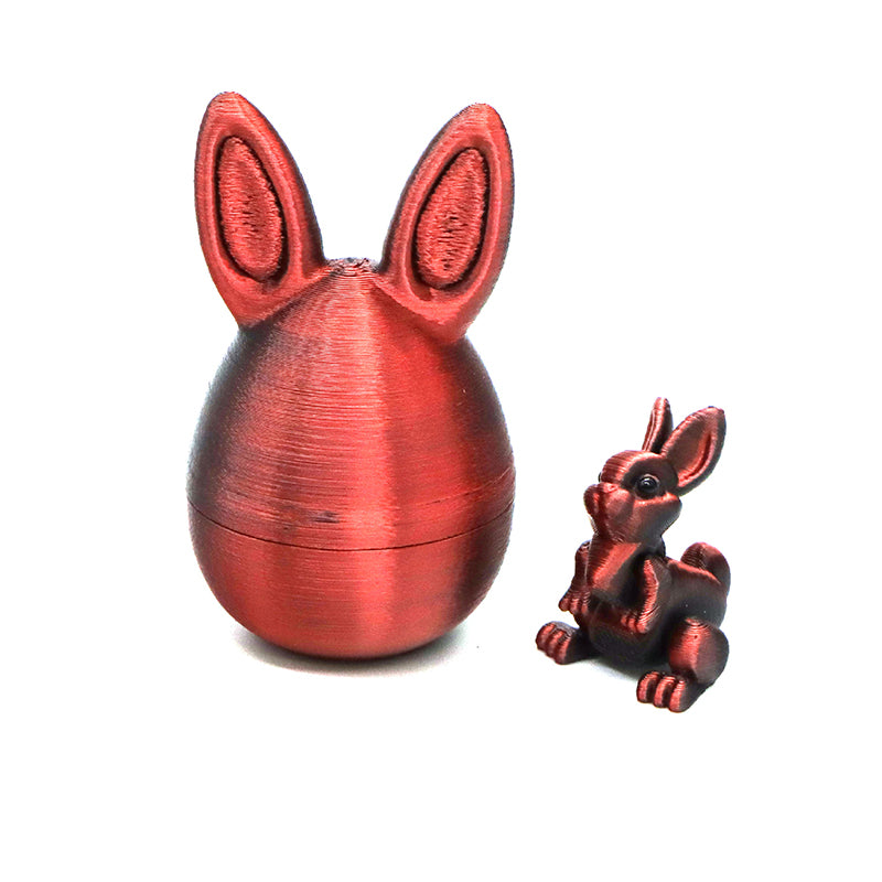 🔥Solange der Vorrat reicht 40 % Rabatt!🎉3D Printed Easter Surprise Egg with Articulated Bunny