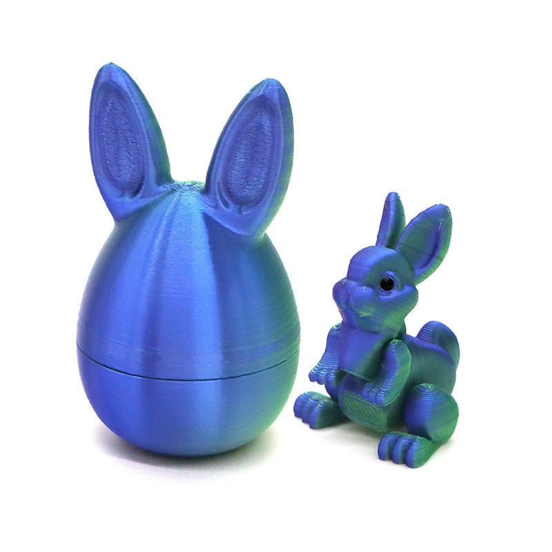 🔥Solange der Vorrat reicht 40 % Rabatt!🎉3D Printed Easter Surprise Egg with Articulated Bunny
