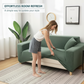 🛋️ Stretch-Sofa-Bezug mit Jacquard-Muster – Rundum-Passform für Couch & Sessel – Elastischer Möbel-Schoner in Übergröße – Waschbarer Polsterbezug