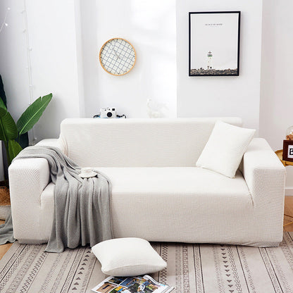 🛋️ Stretch-Sofa-Bezug mit Jacquard-Muster – Rundum-Passform für Couch & Sessel – Elastischer Möbel-Schoner in Übergröße – Waschbarer Polsterbezug