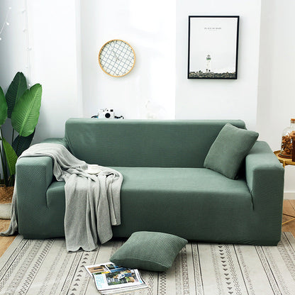 🛋️ Stretch-Sofa-Bezug mit Jacquard-Muster – Rundum-Passform für Couch & Sessel – Elastischer Möbel-Schoner in Übergröße – Waschbarer Polsterbezug