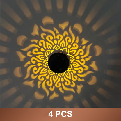 ☀️NEUHEITEN 2026 – 60 % RABATT☀️ Solarbetriebener Mandala-Projektor