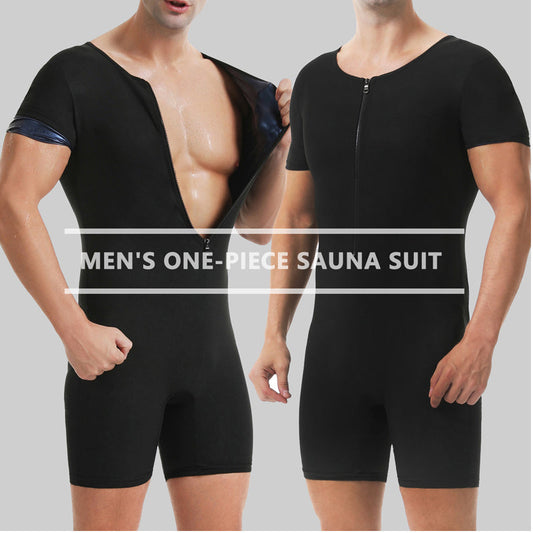 🧖‍♂️ 50% RABATT! 🔥 Ganzkörper-Sauna-Overall für Herren – Steigert Kalorienverbrauch, Muskelkompression & Wärmespeicherndes Polymergewebe 💪