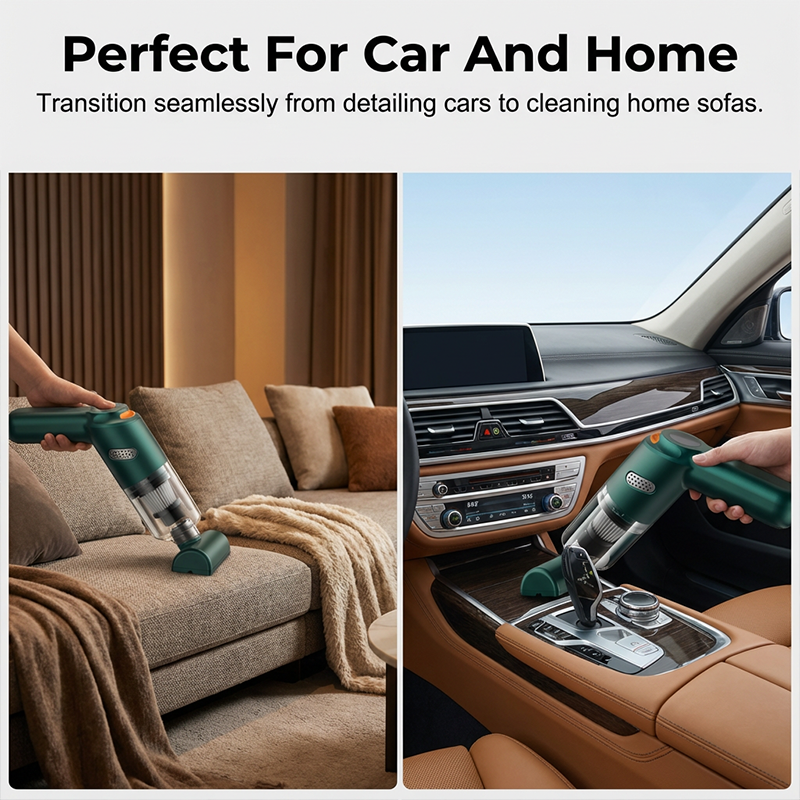 🔥  Sonderangebot 50% RABATT! 🚗Leistungsstarkes Akku-Staubsauger-Set, speziell für Autos entwickelt