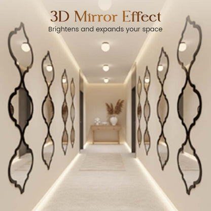 🔥Solange der Vorrat reicht 40 % Rabatt!🎉12 Stück 3D-Acrylspiegelrauten als Wandaufkleber