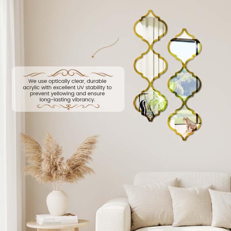 🔥Solange der Vorrat reicht 40 % Rabatt!🎉12 Stück 3D-Acrylspiegelrauten als Wandaufkleber