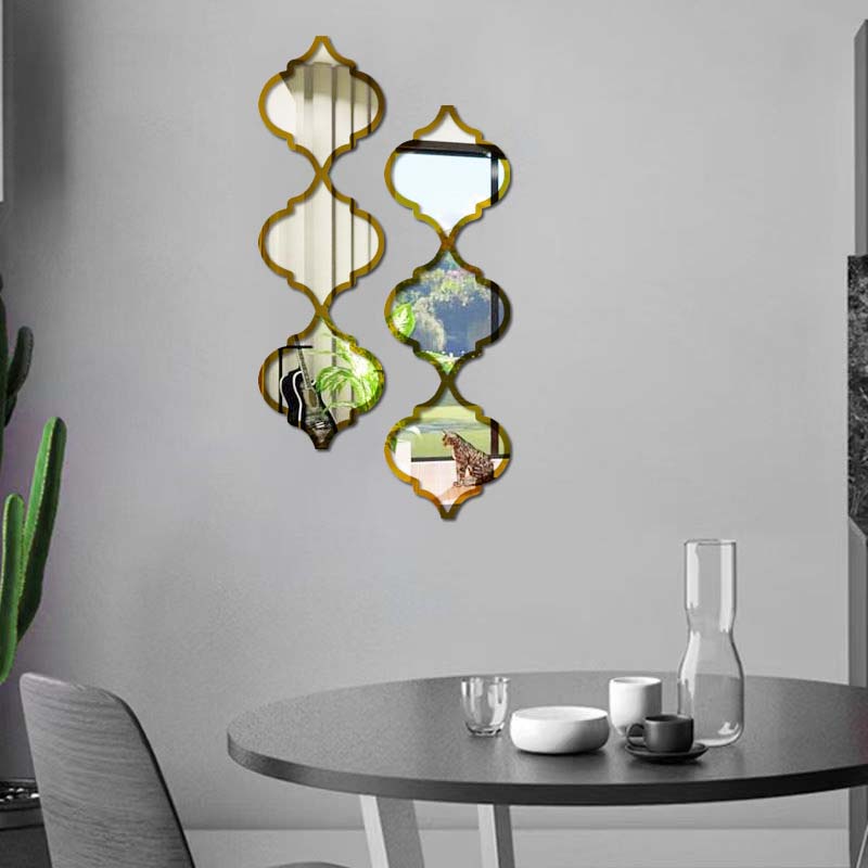 🔥Solange der Vorrat reicht 40 % Rabatt!🎉12 Stück 3D-Acrylspiegelrauten als Wandaufkleber