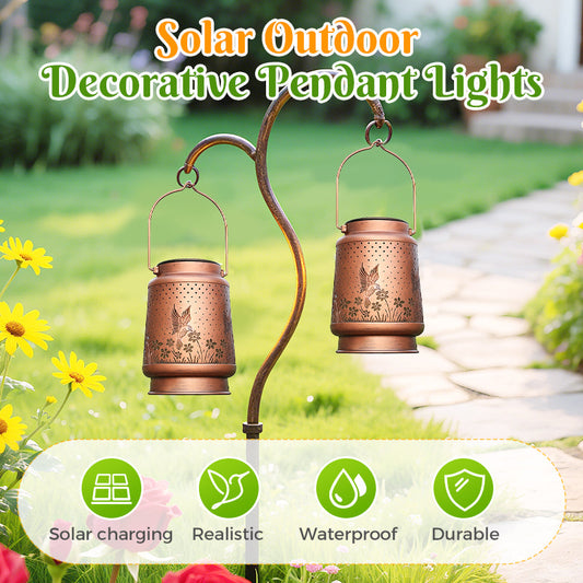 🔥Solange der Vorrat reicht 40 % Rabatt!🎉Solarbetriebene dekorative Außenpendelleuchten