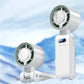 🌬️❄️ Drei-in-Eins-tragbarer Klimaanlagenventilator 💨💃 kühle Brise überallhin mitnehmen, windstark für tanzendes Haar!
