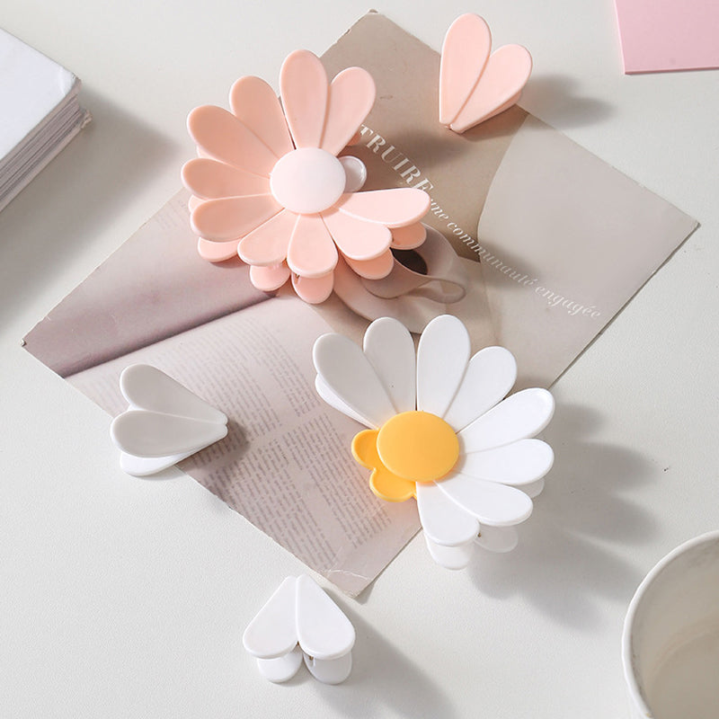 🔥Solange der Vorrat reicht 40 % Rabatt!🌸Magnetisches Verschlussclip-Set mit Gänseblümchen-Motiv