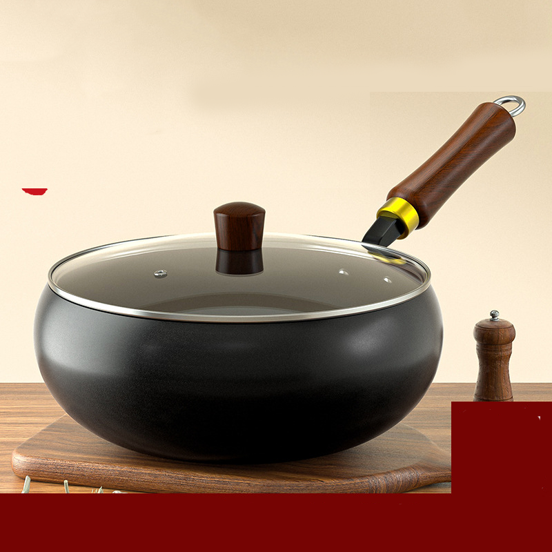🔥Solange der Vorrat reicht 40 % Rabatt!🎉Alteisen Wok – Robuster Gusseisenbräter mit Deckel für Braten & Kochen👩‍🍳🍲